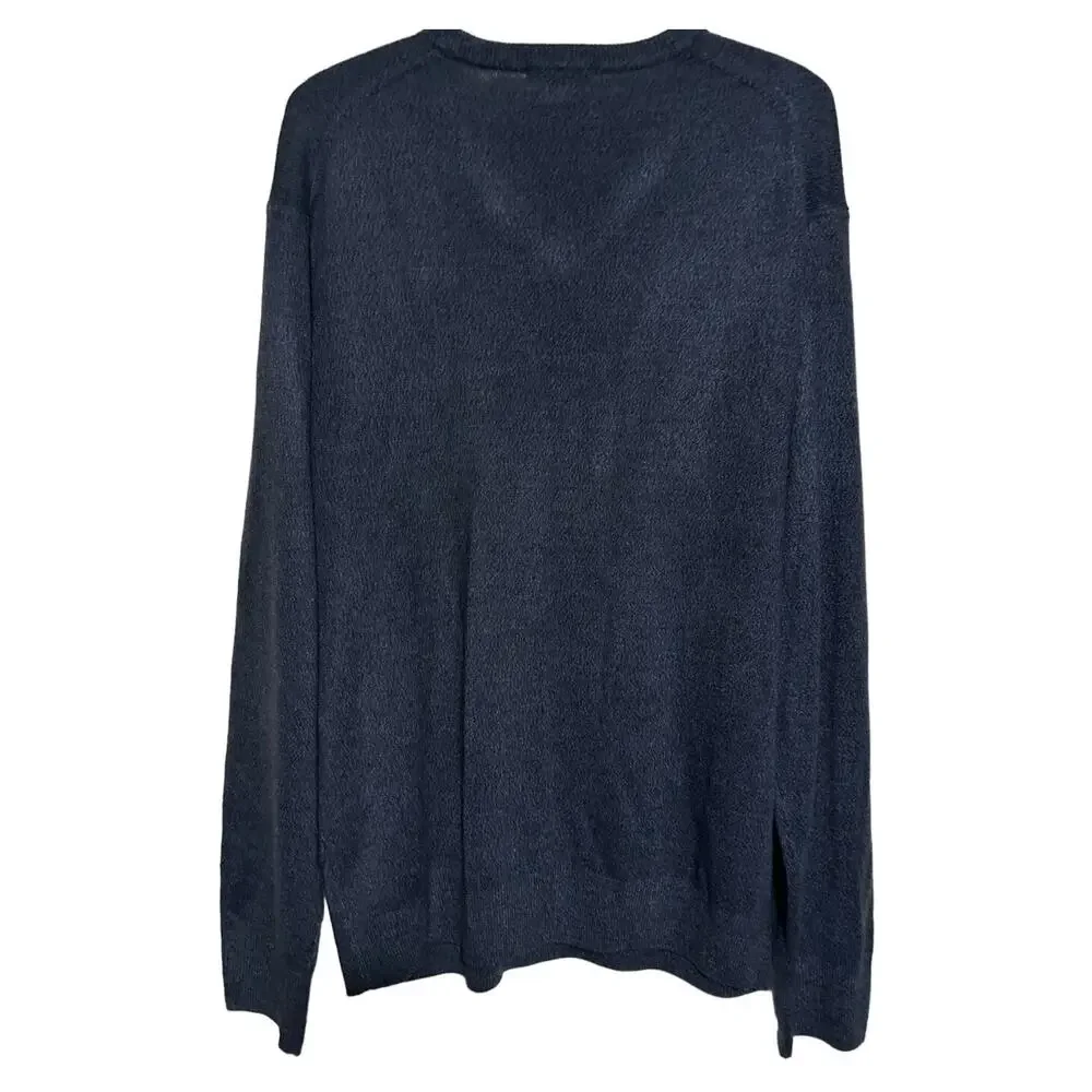 Dockers Men's Dark Blue Argyle Long Sleeve Pullover Sweater Size‎ XL